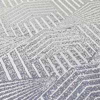 Nappe de table en dentelle brodée de sequins argentés pour mariage, banquet et salle de réception