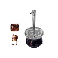 Fontaine à chocolat électrique commerciale à 5 niveaux pour mariage, fête de famille, buffet d'hôtel, avec robinet distributeur