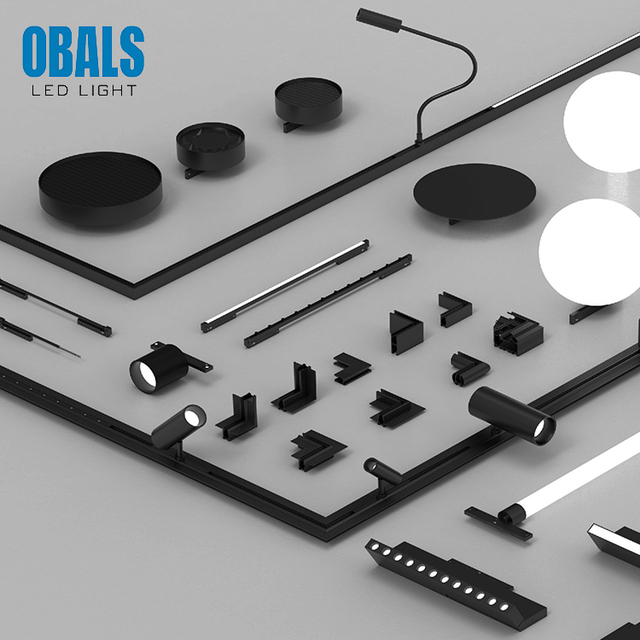 High End Custom Zigbee Tuya Dali System Smart Magnetic Dimmable Magnetic Track Light