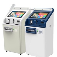 Kiosque de paiement tactile sur pied de 19 pouces avec reconnaissance faciale pour le libre-service dans les hôpitaux et les banques