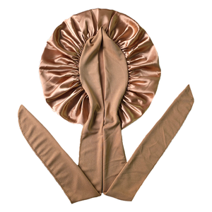 Bonnet <span class=keywords><strong>de</strong></span> nuit en satin <span class=keywords><strong>de</strong></span> soie <span class=keywords><strong>de</strong></span> haute qualité, bonnets <span class=keywords><strong>de</strong></span> sommeil, foulards pour cheveux, grand bonnet <span class=keywords><strong>de</strong></span> créateur pour femmes et foulards en satin pour cheveux - Product Image 3
