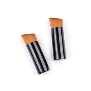 Venta caliente herramienta de belleza de <span class=keywords><strong>Base</strong></span> única Mini portátil oblicua cabeza plana <span class=keywords><strong>base</strong></span> de contorno líquido cepillo de maquillaje cosmético profesional - Product Image 4