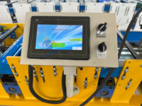 Machine de profilage à froid K-Span pour gouttières européennes sans soudure, protection de gouttière anti-goutte d'eau, pour toiture, avec moteur, garantie 2 ans