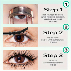 <span class=keywords><strong>Mascara</strong></span> noir volumisant, épaississant et recourbant, <span class=keywords><strong>mascara</strong></span> noir anti-bavures - Product Image 6