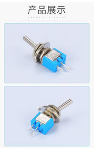 SMTS-101 SPST拨动开关5毫米尺寸3A 125V 1.5A 250V通用2针2级迷你汽车拨动开关 - Product Image 6