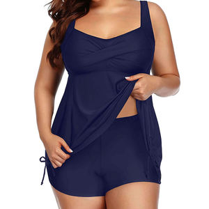 Costume da Bagno Due Pezzi Sexy per Donna, Abito da Spiaggia Verde Taglie Forti, Vendita Calda a Singapore - Product Image 3