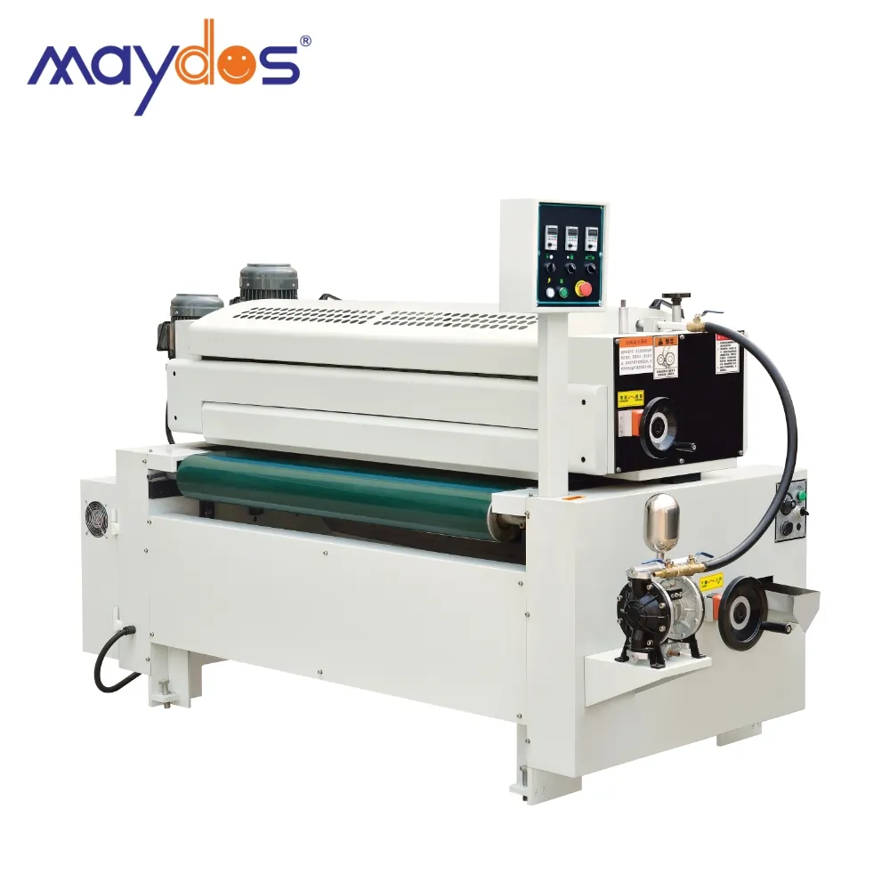 UV Roller Coater Machine Roll Chemical Coating To The Floor