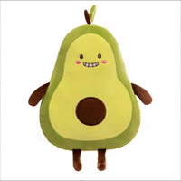 Origineel schattig comfortabel avocado knuffelfiguur voor kinderen en volwassenen, extra zacht gigantisch gevuld fruitkussen speelgoed voor woondecoratie