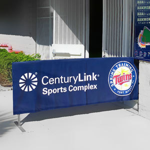 Couverture de barrière en tissu Double face Offre Spéciale impression personnalisée vente directe d'usine d'image personnalisée populaire pour la barrière de contrôle des foules - Product Image 5