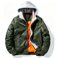 Nouvelle veste épaisse de style automne-hiver, fermeture éclair, réversible, à manches longues, formelle, à capuche, grande taille, en polyester/coton