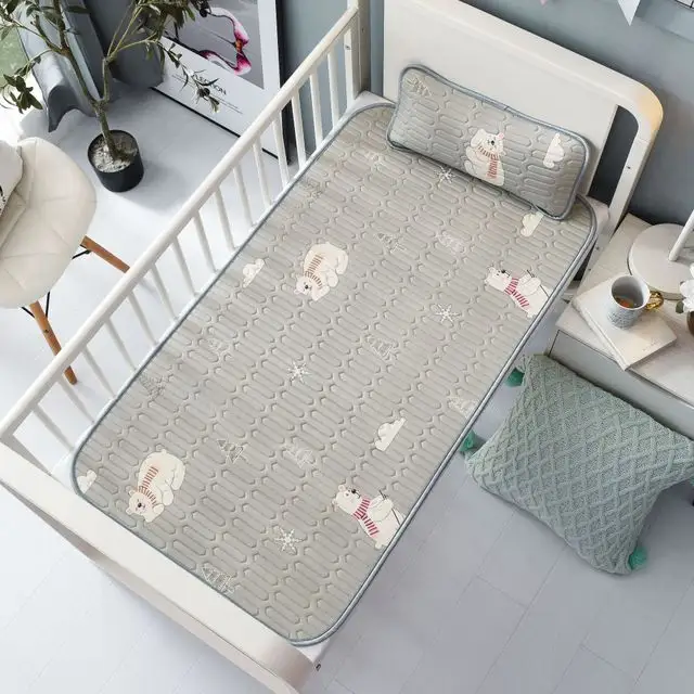 Tapis refroidissant en Latex pour bébés, en soie glacée, de haute qualité, pour dormir et ramper, nouveau, livraison gratuite