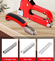 Agrafeuse en acier manuelle robuste agrafeuse de qualité bricolage pour la décoration de matériel de fixation de rembourrage meubles de menuiserie
