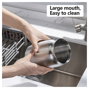 Thanhot 800ml caffè sigillato serbatoio pressa vuoto chicco di caffè in acciaio inossidabile contenitore croccante tondo cerchio circolare barattolo circolare - Product Image 6