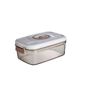 Contenedor Rectangular para Almacenamiento de Alimentos 1.2L 2.1L 2.7L 4.6L con Sellado al Vacío y Bomba para Cocina y Camping - Product Image 4