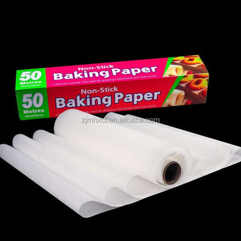 Wholesale Pre-cut Double-Sided Silicone Oil Coated Baking Paper Custom Parchment Food Bake Paper Sandwich Bread Candy