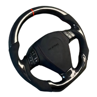 Volante de Coche Personalizado de Cuero y Fibra de Carbono Forjada para Mazda 3 6 5 8 CX5 RX7 MX5 CX90 BL GH GG GY CX7 RX8 2003 2015