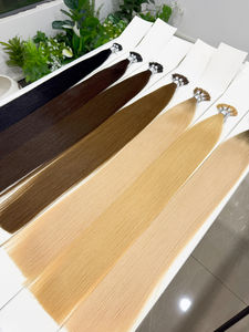 Extensions de <span class=keywords><strong>cheveux</strong></span> I-Tip en kératine Remy chinoises de qualité supérieure, simili-icônes, pour tissage de <span class=keywords><strong>cheveux</strong></span>, trame unique, toutes couleurs - Product Image 2