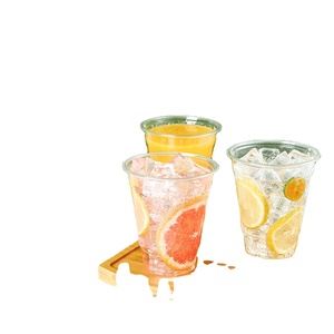 Vasos Desechables Personalizados Cleqr con Impresión UV, Aptos para Alimentos, con Tapas de Domo, 16 oz, 500 ml, Vasos de Plástico PET de Pared Simple para Bebidas Frías - Product Image 5