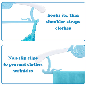 Móc Áo Trẻ Em <span class=keywords><strong>Fancy</strong></span> No Slip Có Thể Điều Chỉnh, Móc Treo Quần Áo Có Thể Kéo Dài - Product Image 3