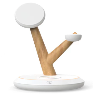 Base de carga inalámbrica magnética de 15W para IPhone17 16 15 Pro Max <span class=keywords><strong>Mini</strong></span> para <span class=keywords><strong>Airpods</strong></span> Pro 2 3 IWatch 7 Estación de carga rápida - Product Image 1