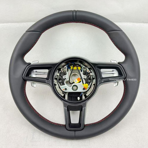 Volant en cuir personnalisé pour Porsche Macan Tayneen Boxter Cocoa Cayman 981 987 Cayenne <span class=keywords><strong>955</strong></span> 957 958 Panamera 971 - Product Image 2