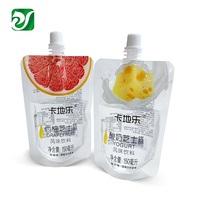 Sac en plastique mylar pour jus de fruit, eau, debout, solution nutritive liquide, pochette à bec verseur pour emballage