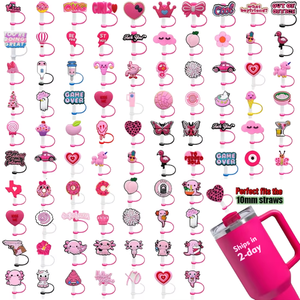 10Mm Tùy Chỉnh Silicone Tái Sử Dụng Halloween Rơm Bao Gồm Boogie Người Đàn Ông Kawaii Giáng Sinh Rơm Charms Phim Hoạt Hình Cổ Điển Rơm Topper - Product Image 1