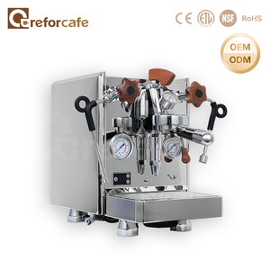 Machine à café expresso professionnelle en acier inoxydable à double chaudière E61 Rocket E61 avec tête de brassage et mousseur à lait électrique - Product Image 5