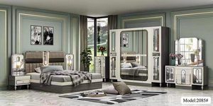 Meubles De Chambre a Coucher <strong>Complet</strong> <strong>Bed</strong> <strong>Set</strong> Luxury Designer King House Bedroom Furniture <strong>Set</strong> Wood Full Modern Furniture <strong>Set</strong> - Product Image 3