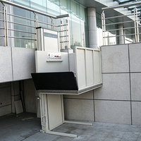 CE-Zertifizierte 300kg 1m 3m 5m Hubhöhe Hausaufzüge für den Außenbereich Rollstuhllift für Hausbarrierefreiheit