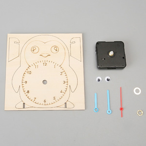 Juguete Educativo para Niños, Reloj DIY - Pingüino de Madera Hecho a Mano para que los Niños de Jardín de Infancia Aprendan la Hora, <span class=keywords><strong>Ciencia</strong></span> <span class=keywords><strong>y</strong></span> <span class=keywords><strong>Tecnología</strong></span> - Product Image 2