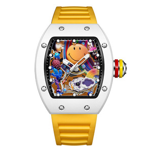 <span class=keywords><strong>Reloj</strong></span> de Cuarzo Luminoso para Hombre, Diseño de Barril de Vino, Estilo <span class=keywords><strong>Miller</strong></span>, Importado, Estilo <span class=keywords><strong>Richard</strong></span>, Moderno, en Oferta - Product Image 5