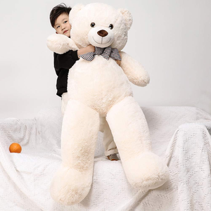 Unisex 4 Feet Giant Teddy Bear Life-Size <strong>Large</strong> <strong>Plush</strong> Stuffed Animal Soft Cotton with PP Cotton Filling for Baby Shower Children - Product Image 1