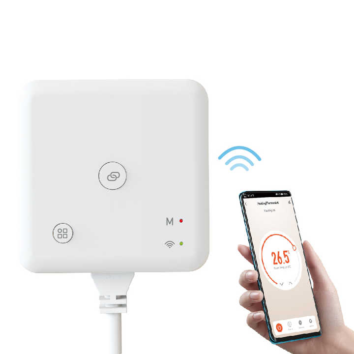 Fil pilote thermostat wifi digital intelligent
