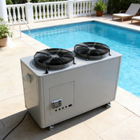 Pompe à chaleur pour piscine extérieure commerciale MEGA haute efficacité R32 15Kw 20Kw 35Kw 40Kw avec application WiFi