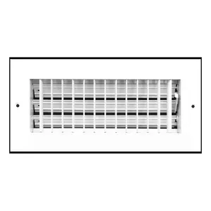 10 "w x 4" hグリルレジスター調整可能なAIR供給ディフューザーHVACベントカバー (側壁または天井用)