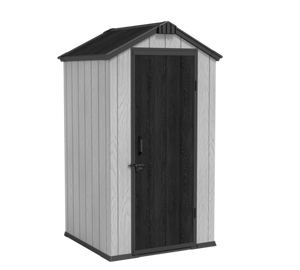 Abri de rangement compact pour balcon avec lucarne, abri à outils en plastique imperméable pour jardin, <span class=keywords><strong>cabane</strong></span> écologique pour cour arrière - Product Image 5