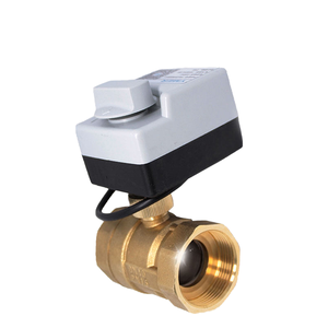 Válvula de bola de latón C-Way con interruptor manual, control de 3 o 2 cables, solenoide de potencia, OEM personalizable para suministro de agua - Product Image 1