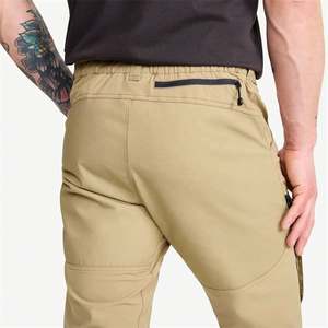 Pantalones cargo de Alta calidad de color caqui con múltiples bolsillos, pantalones informales para deportes al aire libre para hombre - Product Image 5