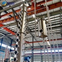 Alambic en acier inoxydable ZJ 500L pour distillerie, équipement de distillation d'alcool, machine à alambic à chemise pour distillerie