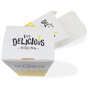Custom Logo Takeout Food Grade French Fries Chip <b>Paper</b> Box Oil-Proof Disposable <b>Biodegradable</b> Heavy-Duty Recyclable Custom Size - Product Image 3