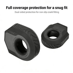 Funda protectora para manivela de <span class=keywords><strong>bicicleta</strong></span>, material TPU, protectores de cadenas para <span class=keywords><strong>bicicleta</strong></span> de montaña, funda suave antiarañazos para manivela - Product Image 3