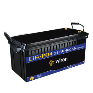 Batería de Ciclo Profundo LiFePO4 Wiren de 12.8V 400Ah 5120Wh con Bluetooth para Almacenamiento de Energía Solar - Product Image 1