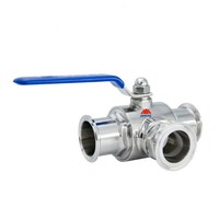 Vanne à boisseau sphérique sanitaire à usage général avec structure à bille et support OEM pour les conduites d'eau