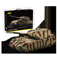 12GO 97025 Souris camouflage Blocs de construction en plastique Jouet éducatif Garçons 8-13 ans 800+ pièces Ensemble de 49 pièces Thème voitures Piles incluses