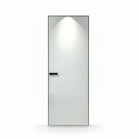 Porte d'entrée Eloyd moderne insonorisée, résistante à l'humidité, en aluminium et bois, avec cadre de sécurité, pour cloisons intérieures, durable