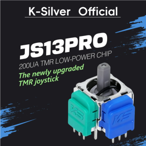 Joystick K-Silver JS13 Pro TMR sin Desviación, Repuesto de Palanca de Mando para PS5 <span class=keywords><strong>DualSense</strong></span>/Edge, PS4, Xbox One, Series <span class=keywords><strong>X</strong></span>/S, Elite 1, Switch - Product Image 1