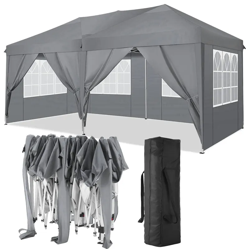 Prezzo di fabbrica tenda pubblicitaria esterna tenda a baldacchino per feste di matrimonio all'ingrosso Gazebo tende pieghevoli per auto in alluminio per fiere commerciali