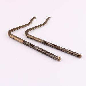 8cm प्राचीन पीतल धातु बटुआ पर्स वसंत पैसे क्लिप - Product Image 5