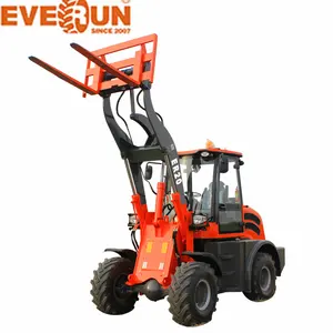 Chine chargeuse sur pneus EVERUN ER20 haute qualité 2.0Ton tracteur agricole chargeuse sur pneus agricole